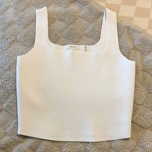 A.L.C. Women's White Crop Top